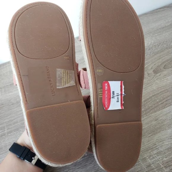 Lucky brand Dilane casual strappy sandals 6.5 terracotta - Picture 2 of 4